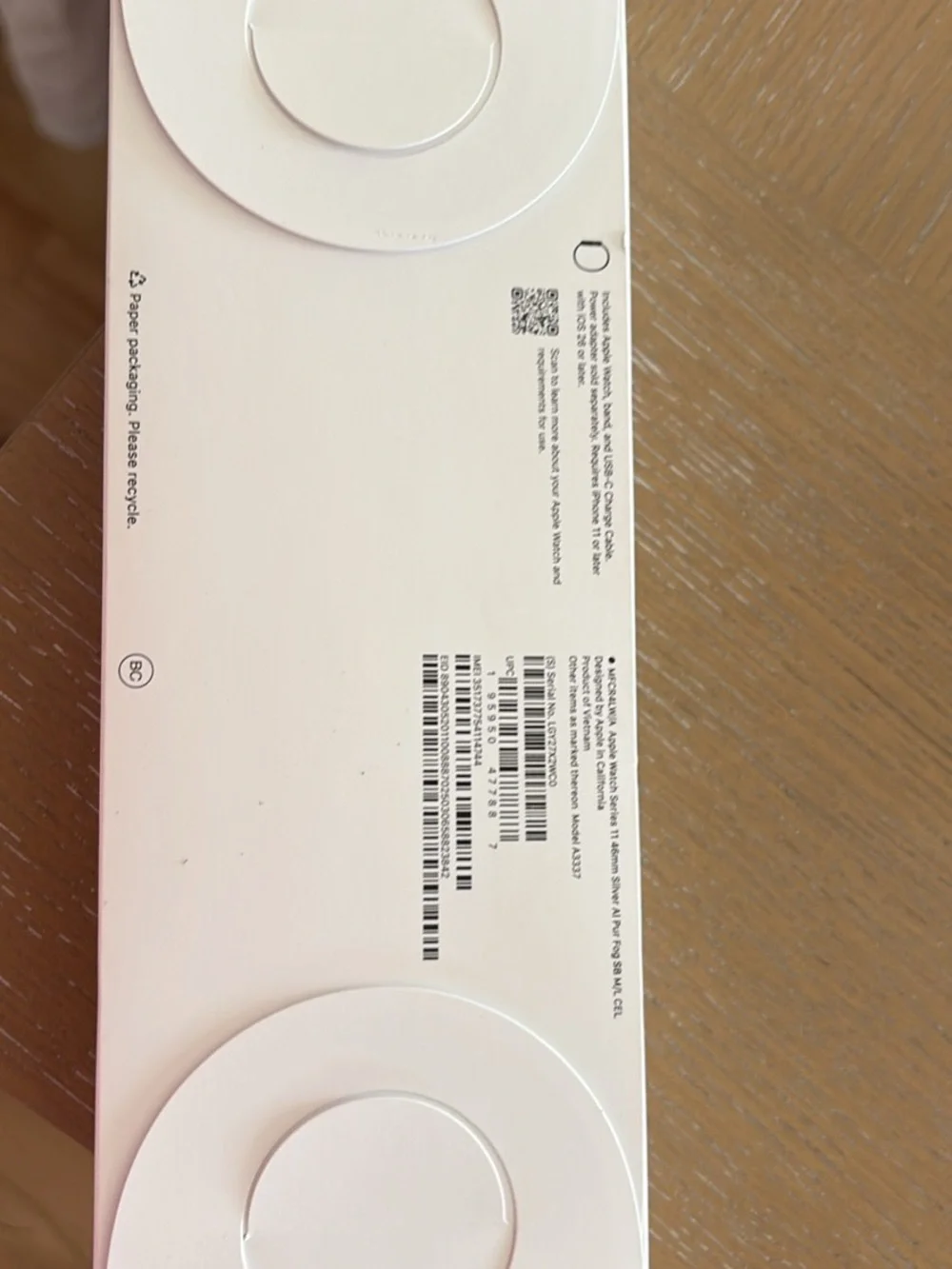 Apple watch 46 purple fog